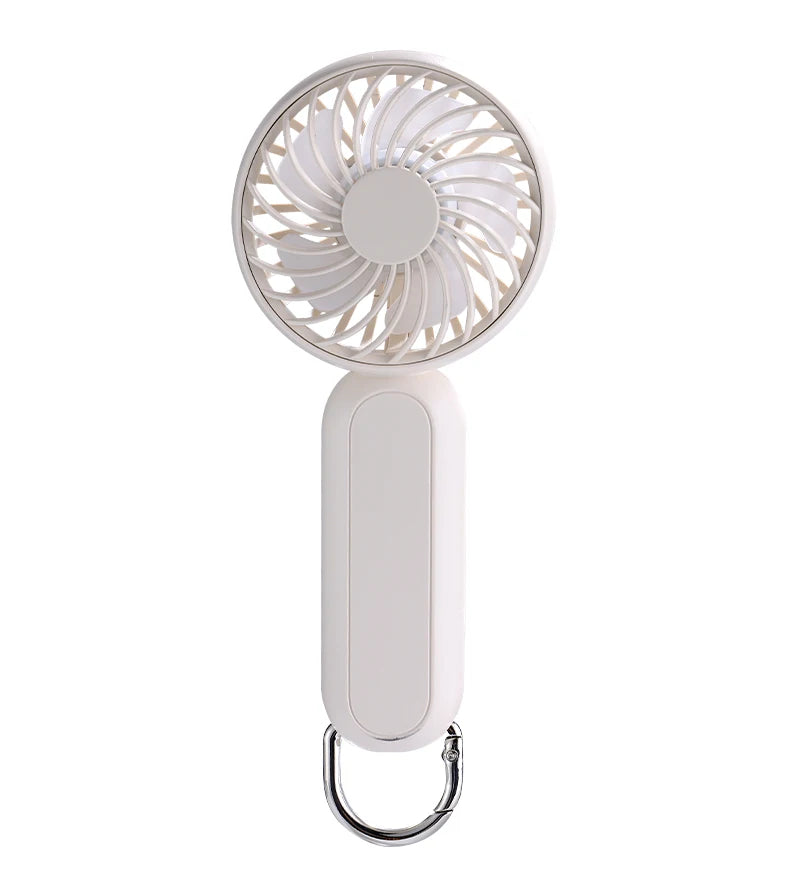 2024 New Summer Noiseless Hand Held Portable Mini Fan Rechargeable Desktop Table Air Cooling Handheld A217 Fan