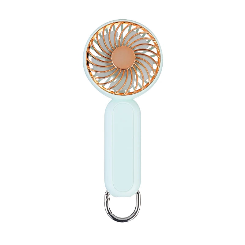2024 New Summer Noiseless Hand Held Portable Mini Fan Rechargeable Desktop Table Air Cooling Handheld A217 Fan