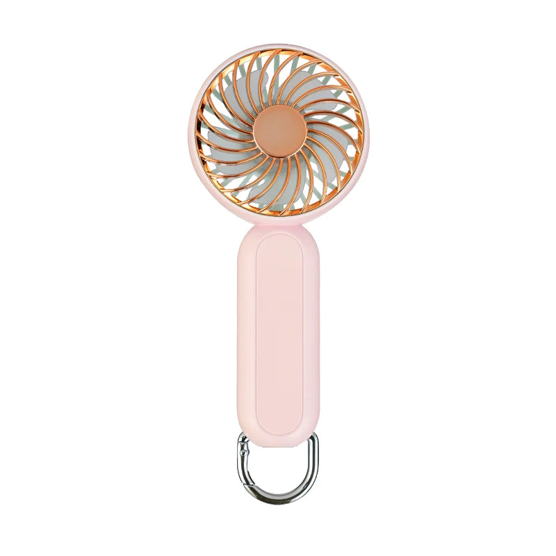 2024 New Summer Noiseless Hand Held Portable Mini Fan Rechargeable Desktop Table Air Cooling Handheld A217 Fan