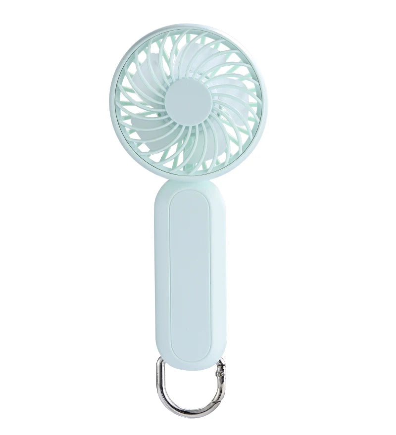 2024 New Summer Noiseless Hand Held Portable Mini Fan Rechargeable Desktop Table Air Cooling Handheld A217 Fan