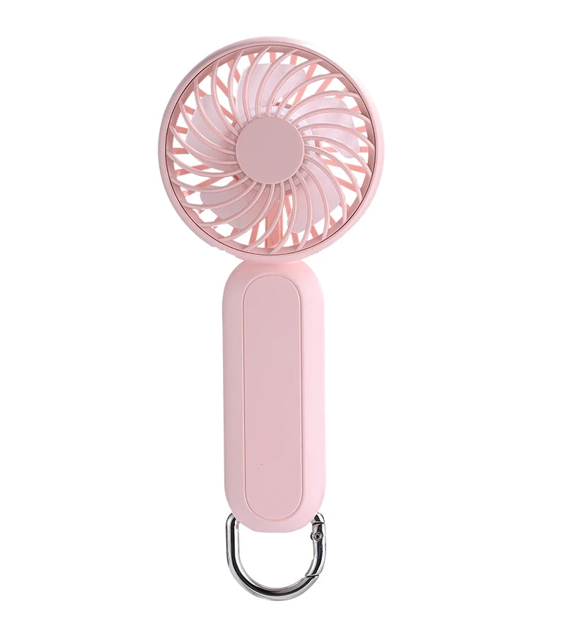 2024 New Summer Noiseless Hand Held Portable Mini Fan Rechargeable Desktop Table Air Cooling Handheld A217 Fan