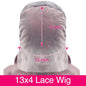 200 Density 99J Burgundy Body Wave Lace Front Wig Human Hair Preplucked 42 44 Long Inch 13x4 13x6 HD Lace Frontal Wigs For Women