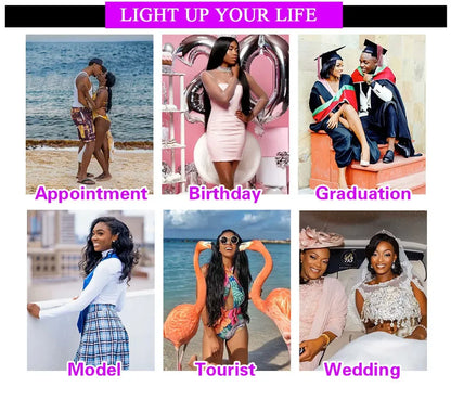 13x6 Chocolate Brown HD Lace Front Human Hair Wigs Body Wave Human Hair Wig 46 Inch 200Density Colored Human Hair Wigs For Women