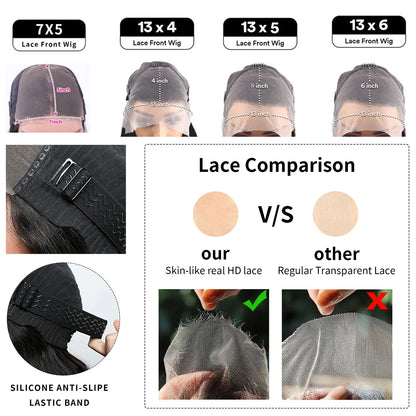 26 Inch 13x6 Hd Lace Wig Curly Lace Front Human Hair Wigs For Black Women Pre Plucked Brazilian Hair 13x4 Deep Wave Frontal Wig