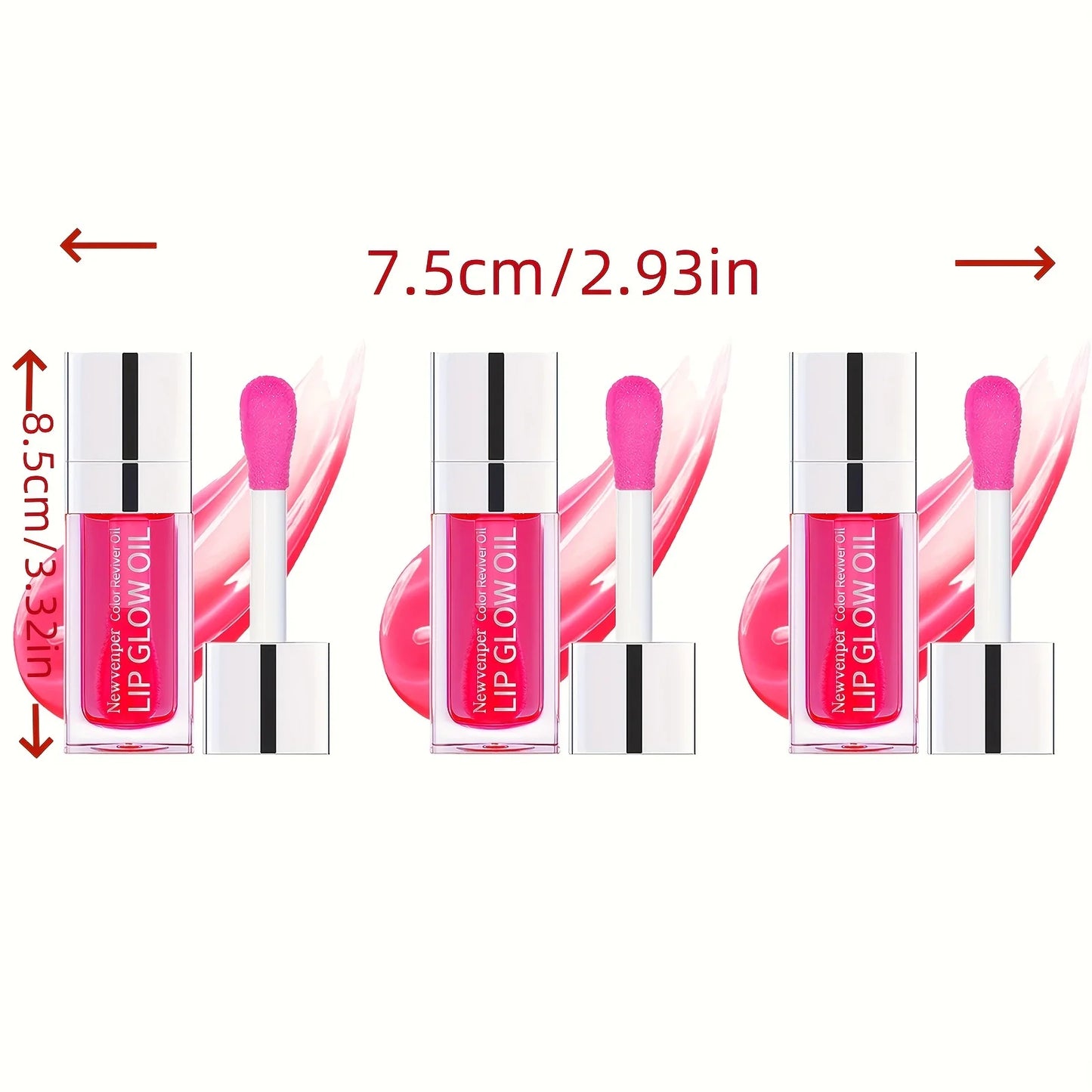 Hydrating Lip Glow Oil Long Lasting Plumping Lip Gloss Transparent Toot Lip Balm Moisturizing Lip Oil  for Lip Care and Dry Lips
