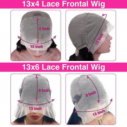 30 36 Inch 4/27 Highlight Ombre 13x4 HD Lace Front Wig Bone Straight 13x6 Lace Frontal Human Hair Wigs 200% Density Preplucked